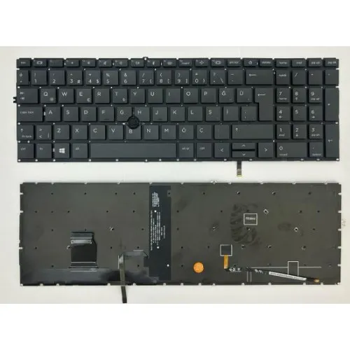 Hp Elitebook 850 G7 855 G7 Notebook Klavye (Siyah Aydınlatmalı TR)