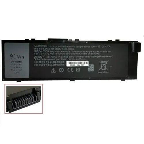 Dell MFKVP 0MFKVP 0GR5D3 GR5D3 Muadil Notebook Batarya Pil (91Wh 7900mAh)