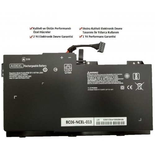 Hp ZBook 17 G3 Notebook Batarya