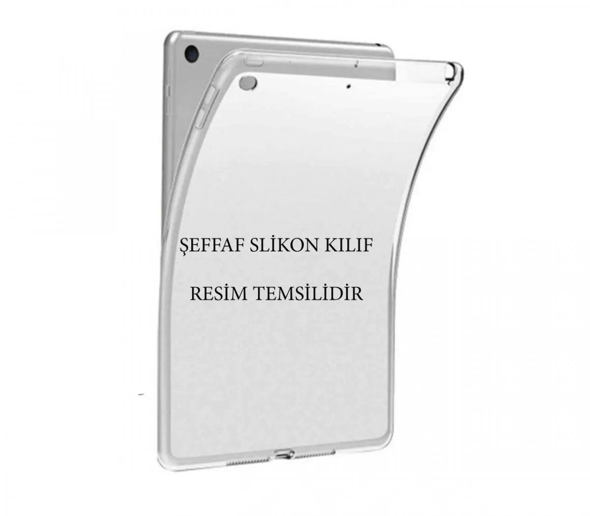 Samsung Galaxy Tab E SM-T560 T561 T562 Şeffaf Slikon Kılıf