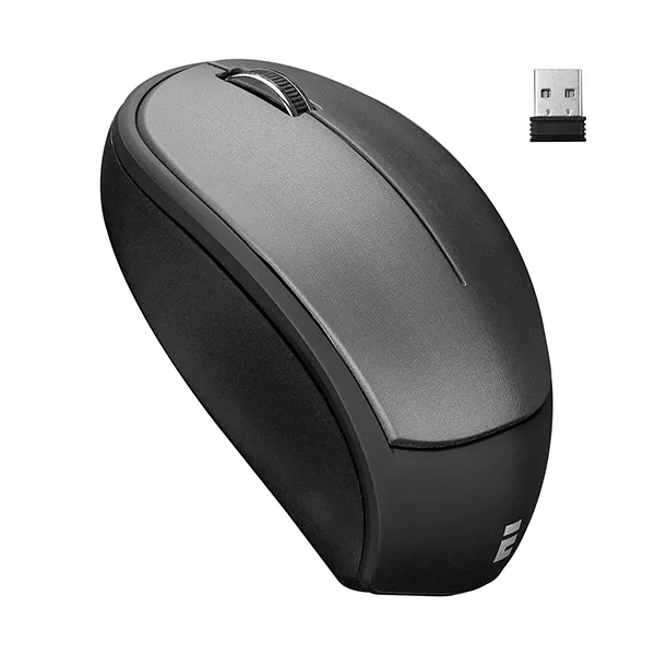Everest SM-340 Usb Siyah 3D Optik Süper Sessiz Alkalin Pilli Kablosuz Mouse