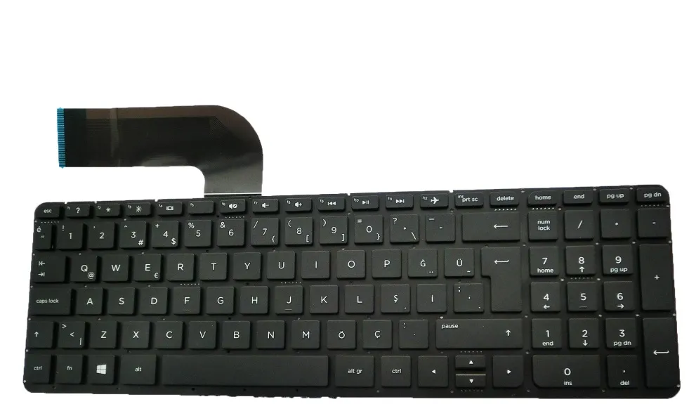 Hp 15-P210NT Notebook Klavye (Siyah TR)