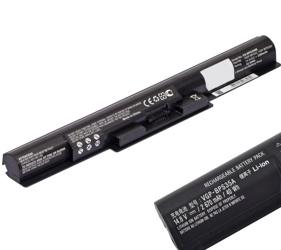 Sony Vaio Svf152, Svf153, Svf14, Svf142c1ww, VGP-BPS35A, BPS35 BPS35A, 14E, 15E, Serisi Notebook Batarya 14.4v 2200mah