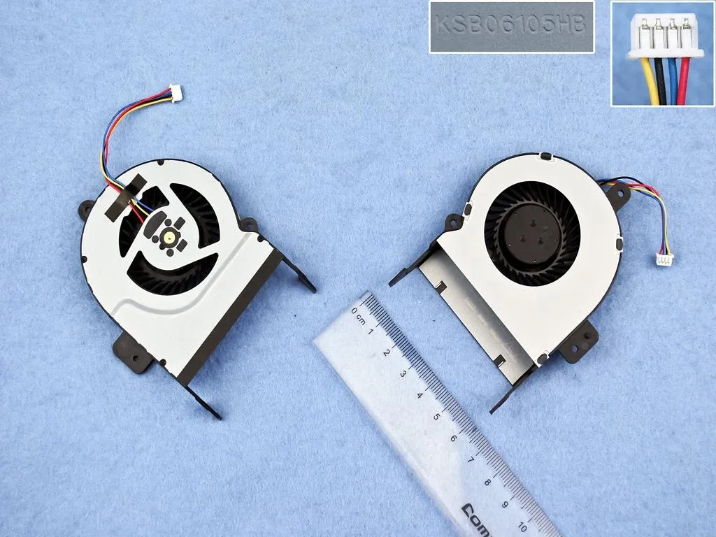 Asus X55v, Asus X55vd, Asus X45c, Asus X45vd, Asus R500v, Asus K55vm Fan Ksb06105hb Laptop Fan (14mm)