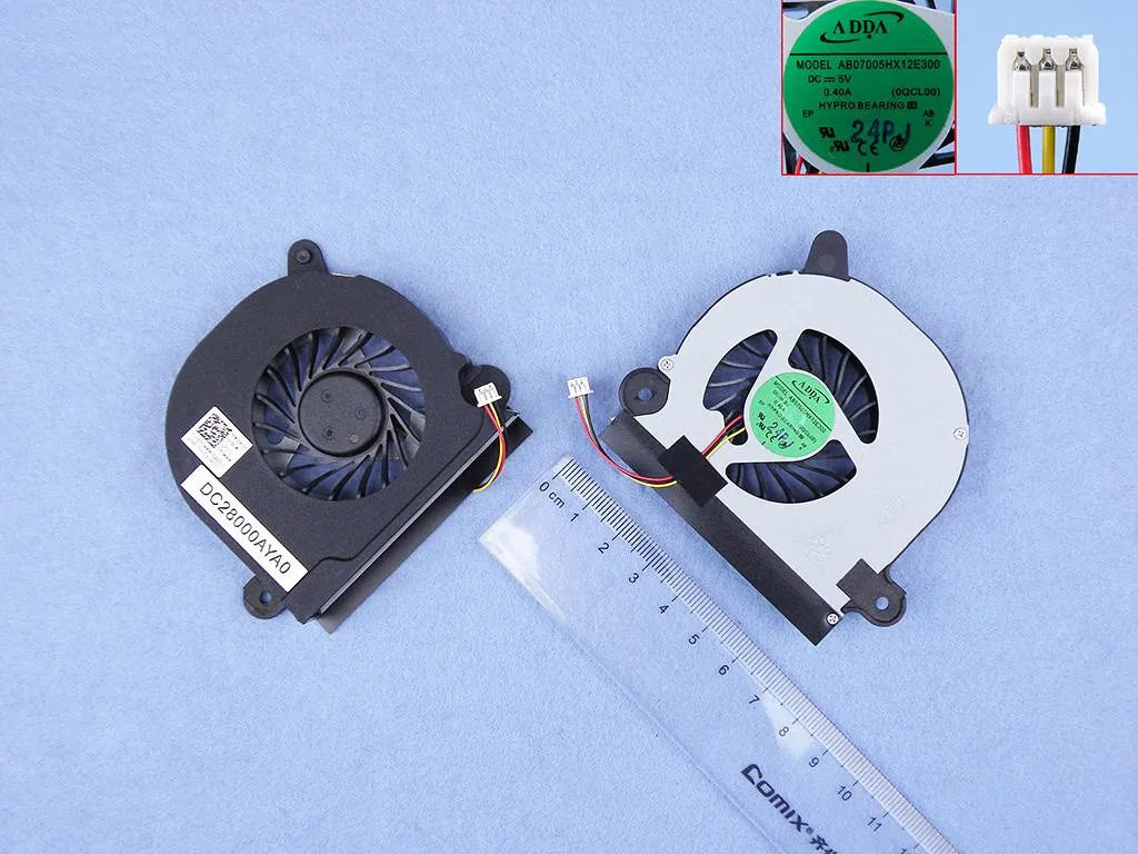 Dell 15R 5520, Dell 5525, Dell 7520, Vostro 3560 Fan Ab07005hx12e300, Y5HVW 0Y5HVW DC28000AYF0