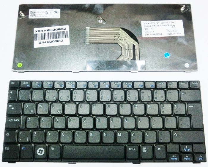 Dell İnspiron Mini 10 Dell İnspiron 1012 Dell İnspiron 1018 Klavye Türkçe