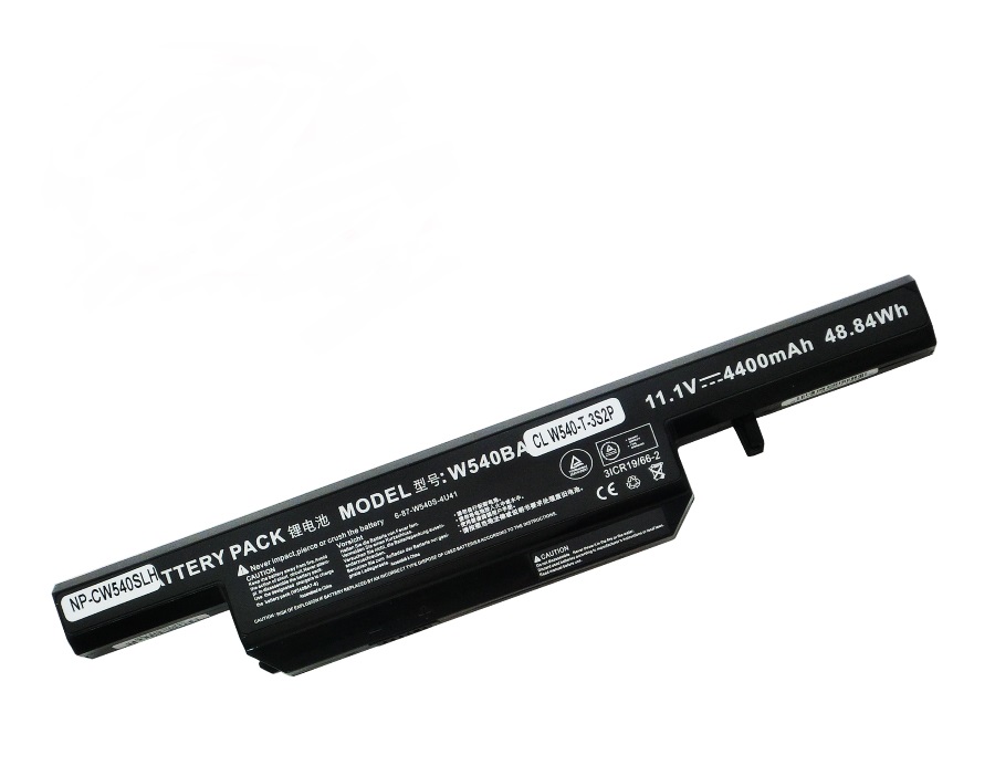Exper A5B, Clevo W540, W545, W550, W540S, Orjinal Notebook Batarya W540BAT-6, 6-87-W540S-4W42