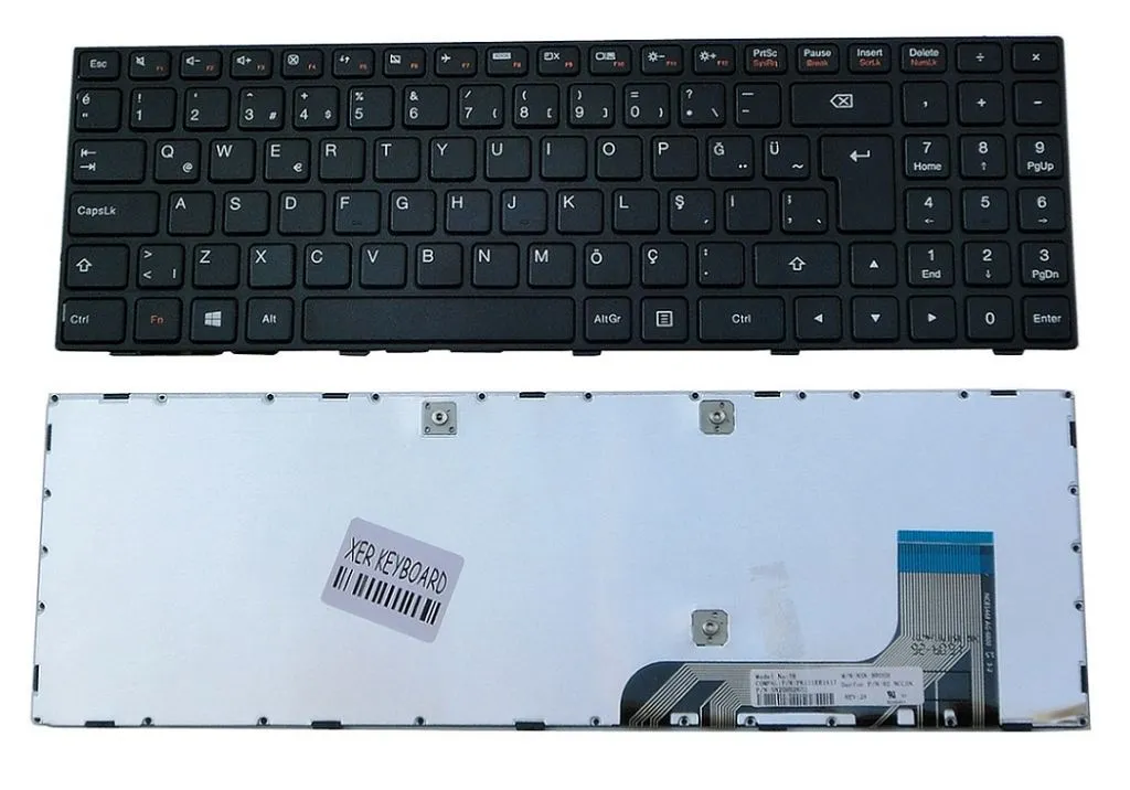 Lenovo IP100-15, Lenovo 100-15IBY, Lenovo Lenovo 300-15, Lenovo B50-10 Klavye Türkçe PK131ER1A13, NSK-BR0SN