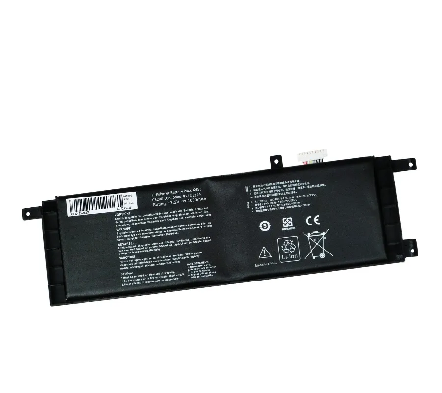 Asus X453 X553 X553S X553M X553MA B21N1329 D553M F553M P553 P553MA Notebook Pil Batarya