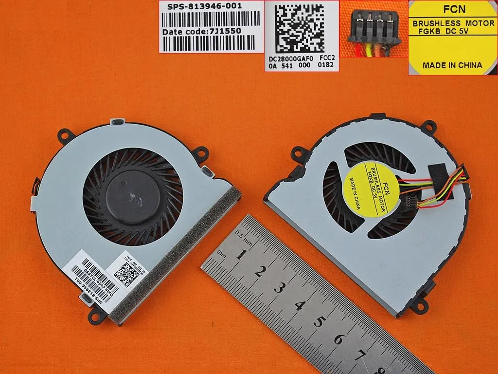 HP 250 G4, 250 G5, 255 G4, 255 G5, 15-ac, 15-af, 15-ay, 15-ba, 15-be, 15-bd, 15-bf, 15-bg, 15g-ad, 813946-001 Fan
