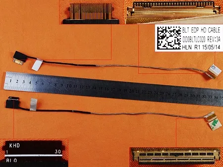  Toshiba Satellite DD0BLTLC020 DD0BLQLC010  DD0BLQLC020 P50-C P50D-C C50-C C55-C L50-C Lcd Kablo 30 Pin