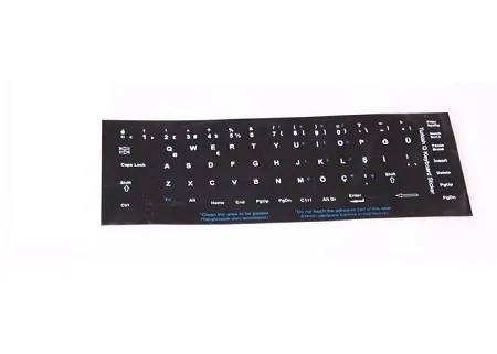 Addison 300161 Türkçe Q Siyah Klavye Sticker