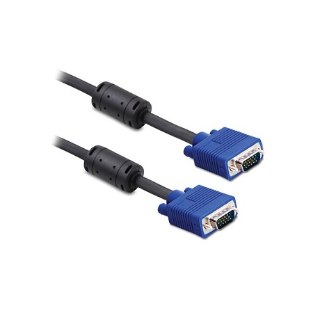 S-link SLX-177 Vga Kablo (10 Metre) VGA M/M 15P Çift Filtreli Görüntü Kablosu