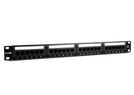 S-Link SL-P624 24 Lü UTP CAT6 Patch Panel