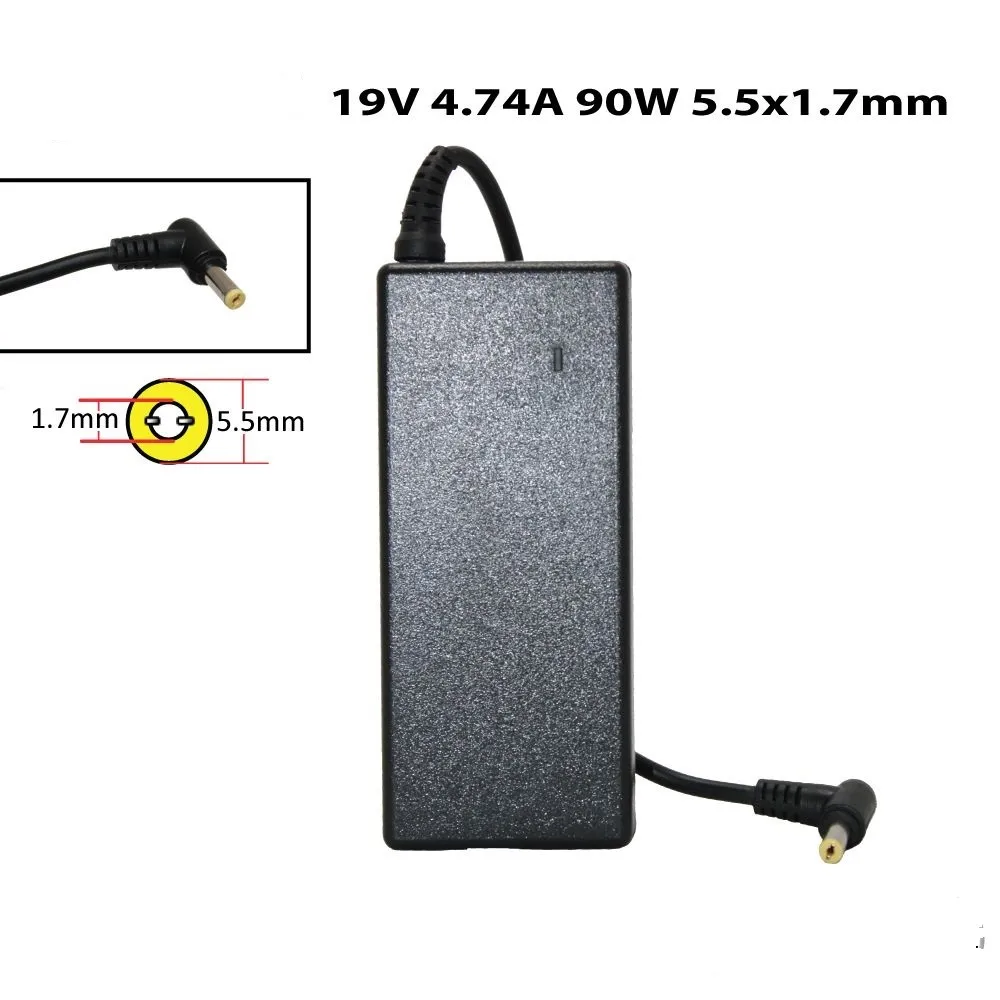 Acer 90 Watt 19V 4.74A 5.5 X 1.75 mm. Notebook Adaptör