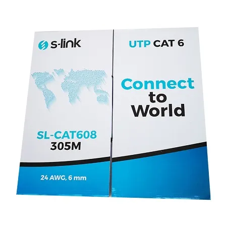 S-Link SL-CAT608 Cat6 Utp ( 305 Metre ) 24 Awg Network Kablosu