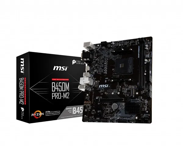 Msi B450M-A Pro Max DDR4 3466(OC)MHz Dvi / Hdmi M.2 Matx AM4