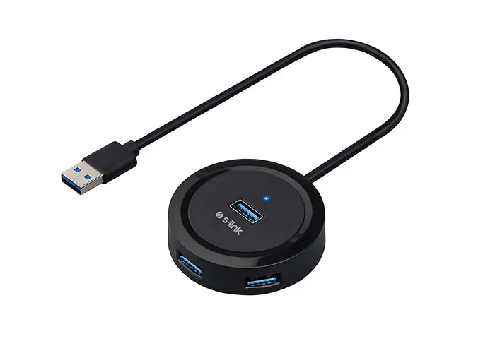 S-link Swapp SW-U300 4 Port Usb 3.0 Gri Usb Hub Çoklayıcı