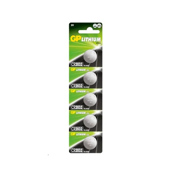 Gp CR2032 Lityum Bios Pil 3V 220mAh 5 Adet Kart