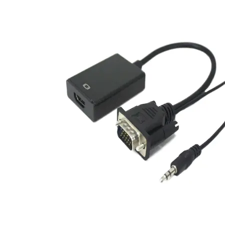 Nivatech NTC-655 VGA To HDMI Çevirici + Audio