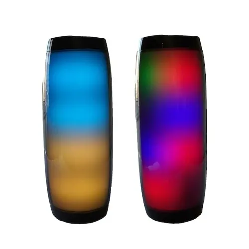 Powerway WRX18 Işıklı Bluetooth Hoparlör Extra Bass Ses Bombası Kırmızı