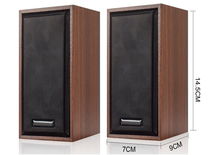 Snopy SN-385 2.0 USB 5V 80dB Ahşap 2.5 3Wx2 Speaker