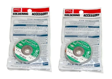 Goot Wick CP-3515 Lehim Emici Bakır Şerit 3.5 mm. 1.5 Mt. (Lehim Emme Teli)