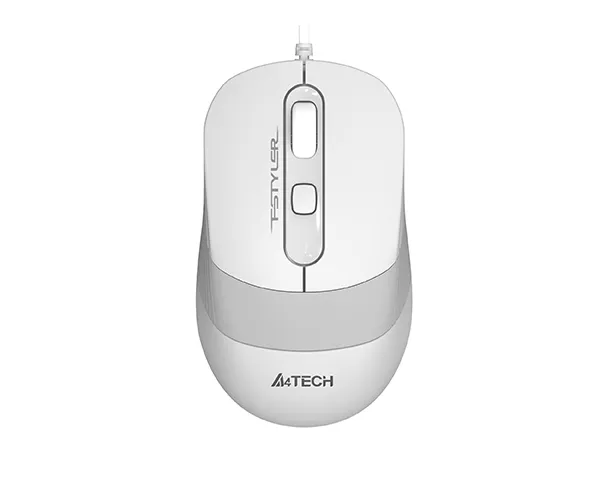 A4 Tech FM10 Kablolu Optik Mouse Gri/Beyaz
