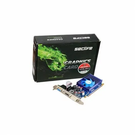 Seclife Radeon HD 5450 1GB DDR3 64Bit DVI/HDMI/VGA LP Single Fan Ekran Kartı