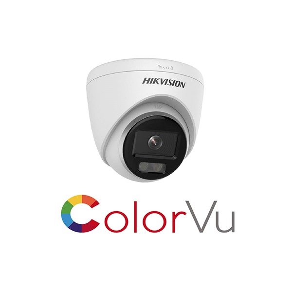 Hikvision DS-2CD1347G0-LUF 4MP 2.8MM ColorVu 30M IR Dahili Ses IP Dome Kamera
