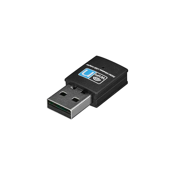 Hytech HY-300N 2.4GHz 300Mbps(2T2R) 2dBi Dahili Antenli Usb Kablosuz Mini Adaptör