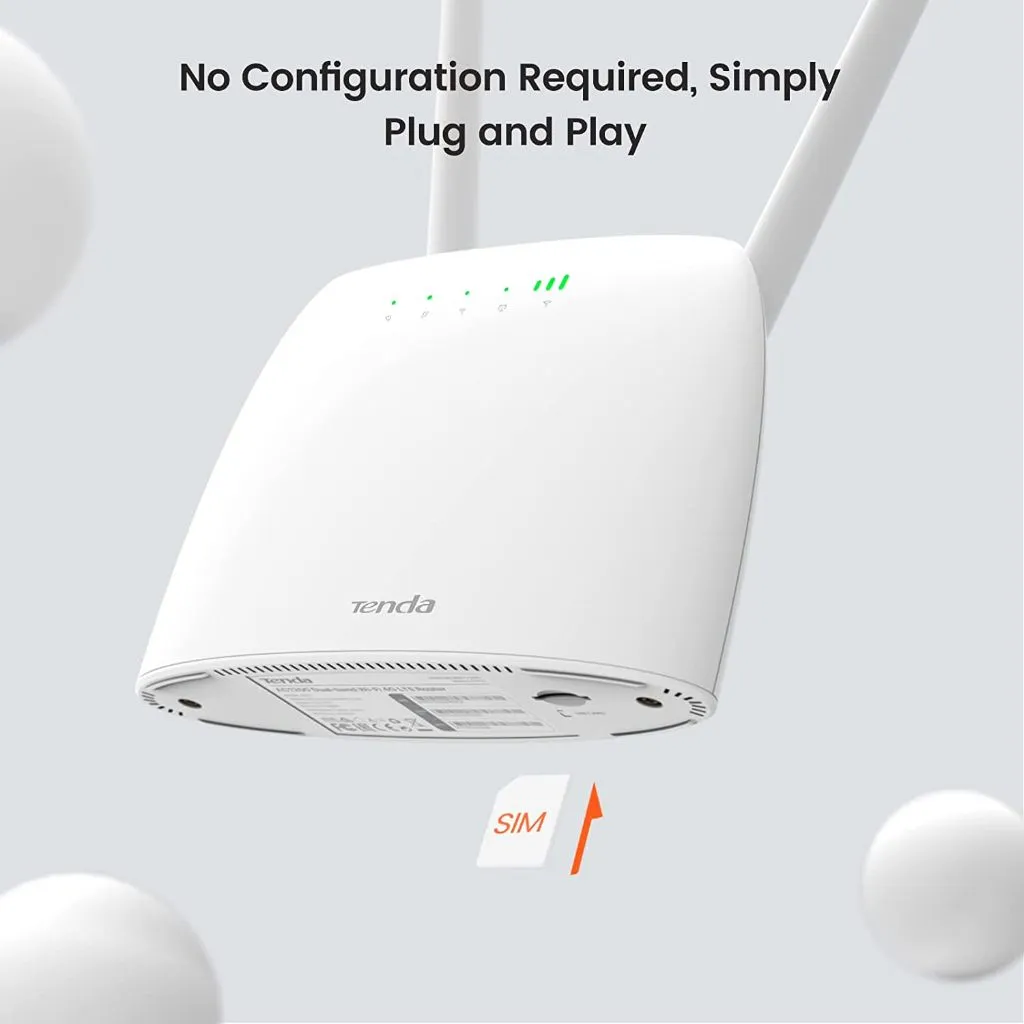 Tenda 4G07 AC1200 Dual Band 3G/4G Mobil Modem Wifi Router